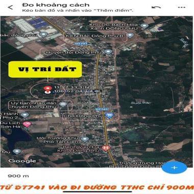 Sốt đất tại TTH Chinh Đồng Phú chỉ với 795 tr kí công chứng
