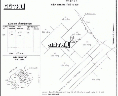 Bán lô đất Quận 2, DT 1682m2 thổ cư công nhận, gồm 3 sổ, giá 285tr/m2