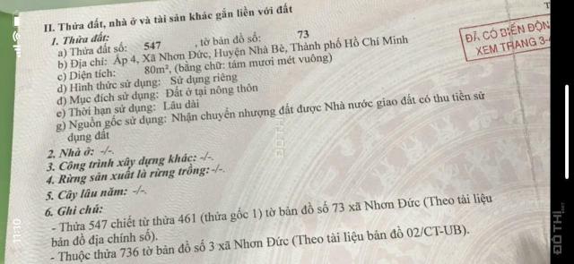 Đất hẻm nhựa 6m, Lê Văn Lương, Nhà Bè, 8*10m, SHR. Chỉ 2,5 tỷ