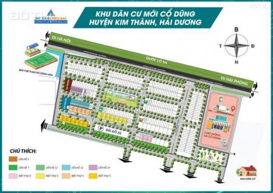 Còn duy nhất lô góc biệt thự siêu đẹp 265,3m2, DA Cổ Dũng, giá cực rẻ