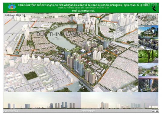 Đất nền liền kề dự án khu đô thị mới Đại Kim - Định Công mở rộng chỉ từ 1,88 tỷ đồng