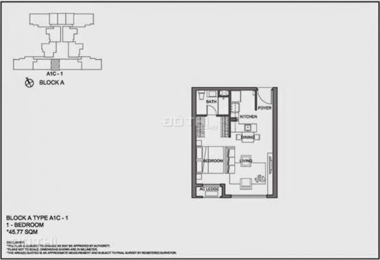 Chính chủ cần bán căn 45m2 chung cư Mulberry Lane full đồ giá đẹp