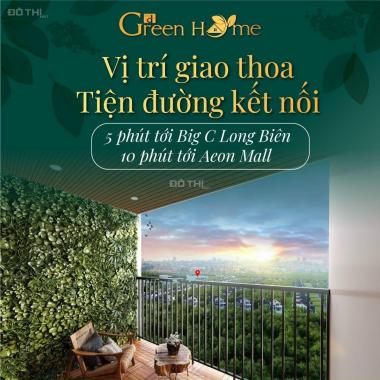 Bán căn hộ Phương Đông Green Home tại KĐT Việt Hưng, căn hộ 1 ngủ + 1 giá chỉ từ 1.4 tỷ