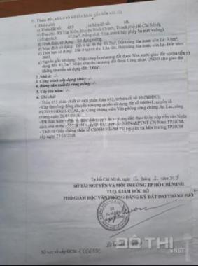 Bán nhanh lô đất thổ cư HXH Trần Đại Nghĩa, ngay vòng xoay An Lạc, Bình Tân. DT 88m2, 2,8 tỷ