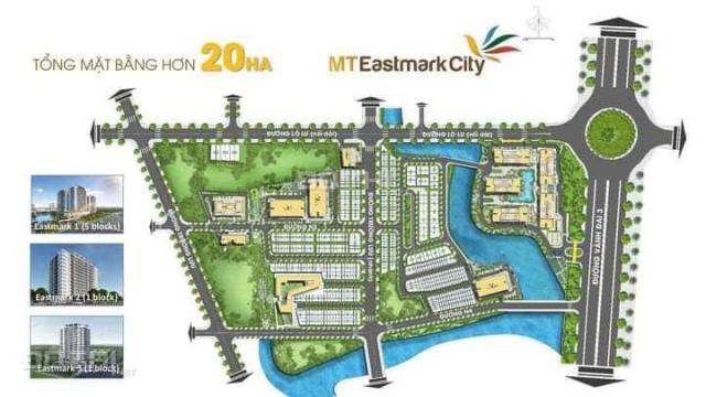 Ưu đãi thanh toán 30% đến khi nhận nhà, chỉ từ 36tr/m2 sở hữu căn hộ 2pn tại mt Eastmark City