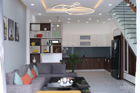 Bán nhà đầy đủ nội thất mặt tiền hẻm 220 Phú Lợi TDM 5x25.5m TC 80m2 sân đậu 2 ô tô đường nhựa 6m