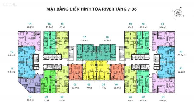 Căn hộ 2PN Eurowindow River Park giá chỉ từ 1,79 tỷ LS 0% trong 18 tháng