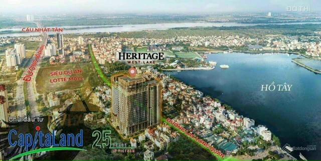 Capital Land ra mắt dự án siêu sang view Hồ Tây Heritage Westlake, giá từ 90tr/m2. LH 0983650098