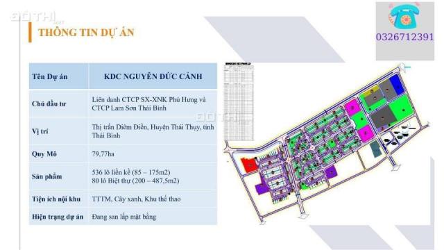 Khu đô thị đáng sống và đầu tư tại TT Diêm Điền Thái Thuỵ Thái Bình