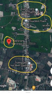 Đất thổ cư Minh Thạnh Dầu Tiếng, gần trường tiểu học Minh Thạnh, 5x35m + 100m2 tc, 620tr, sổ riêng