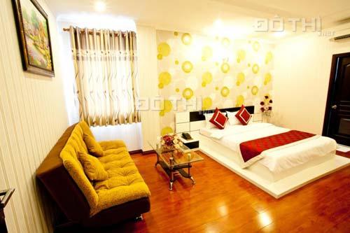 Bán khách sạn 3 sao khu Trần Thái Tông: DT 340m2, MT 34m, 50 phòng, cho thuê 500tr/tháng, gía 170tỷ