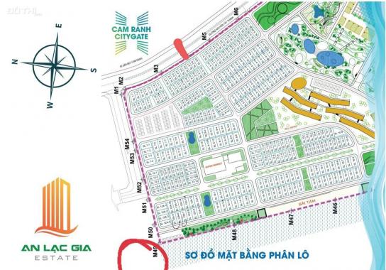 Bán 200m2 đất OĐT mặt tiền đầm Thuỷ Triều Cam Ranh gần đường Nguyễn Tất Thành giá 32tr/m2