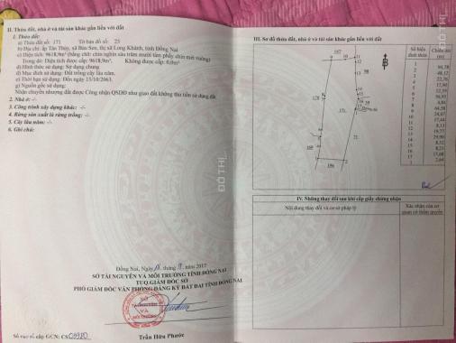 Bán đất 9618,9m2 tại Bàu Sen, Long Khánh, Đồng Nai