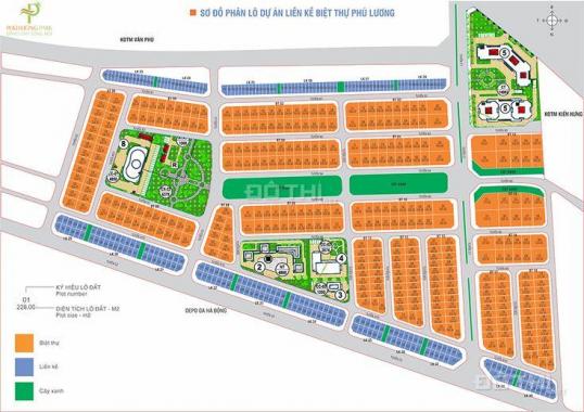 Cần bán BT 240m2 vườn hồng khu đô thị mới Phú Lương Hà Đông giá đầu tư