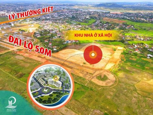 Bán đất nền dự án tại dự án KĐT Phú Mỹ - Quảng Ngãi, Quảng Ngãi, Quảng Ngãi DT 125m2 giá 1,1 tỷ