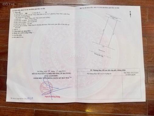 Bán đất tại đường Hồ Thấu, Phường Mân Thái, Sơn Trà, Đà Nẵng giá 19 tỷ