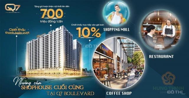 Shophouse Q7 Boulevard Quận 7 mới bàn giao, CĐT Hưng Thịnh, chiết khấu 20%