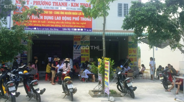 Nhà và dãy trọ đang cho thuê 60tr/năm, gần chợ mới Bàu Bàng, thương lượng nhanh