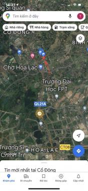 Bán đất nền gần khu CNC Hòa Lạc, ĐH FPT, ĐH Quốc Gia HN