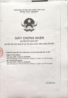 Bán gấp kho 4x21m 36 Nguyễn Triệu Luật, Q. Bình Tân giá: 3.85 tỷ