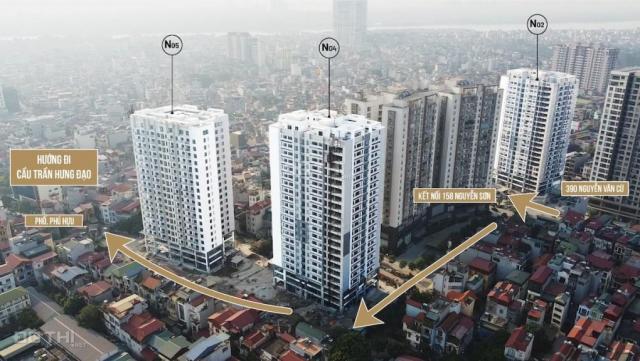 Sở hữu ngay căn hộ cao cấp 113m2, giá chỉ 4,3 tỷ tại Berriver Jardin 390 Nguyễn Văn Cừ, Long Biên