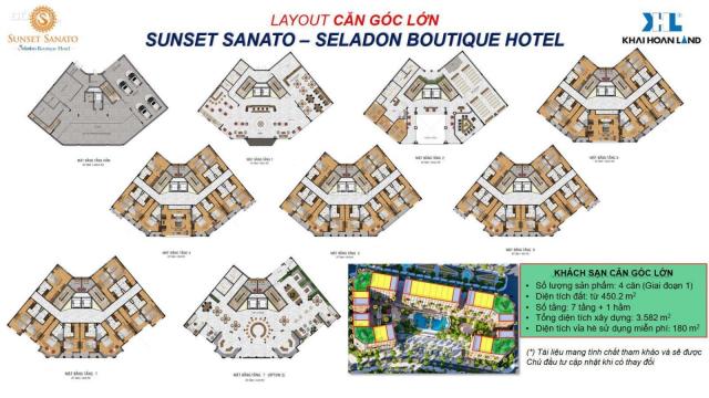 Bán hotel, khu nghỉ dưỡng tại dự án Sunset Sanato, Phú Quốc, Kiên Giang diện tích 450m2