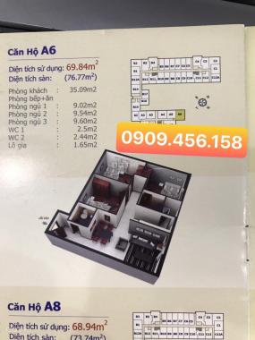 Bán căn hộ chung cư HQC Hóc Môn chỉ 1,28 tỷ căn 64m2