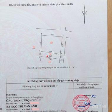 Bán đất Đại Mỗ ngõ 114 Quang Tiến DT 34.2m2, ô tô đỗ cách 1 nhà chủ cần bán nhanh giá 53 tr/m2