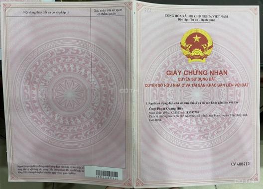 Siêu hot bán đất mặt đường HCM, TT Hàng Trạm, Hòa Bình, 184.6m2