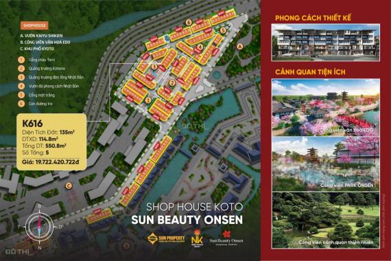 Độc quyền căn shophouse 3 mặt tiền dự án Sun Beauty Onsen Thanh Hóa 0869 868 992