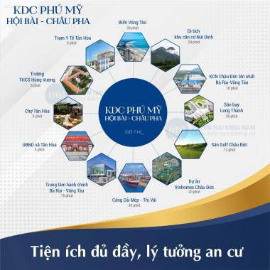 Đất nền KDC Phú Mỹ, xã Tân Hoà, mặt tiền đường Hội Bài Châu Pha