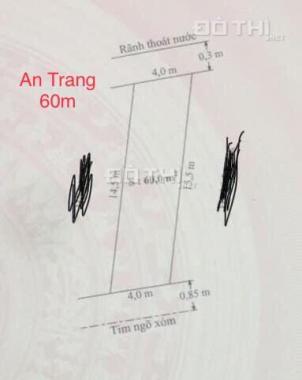 Bán đất tại đường An Trang, Xã An Đồng, An Dương, Hải Phòng diện tích 60m2 giá 1.68 tỷ