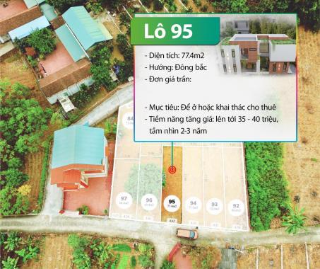Chính chủ bán lô đất thôn Thái Bình, cách 420 chỉ 200m, quy hoạch 17m chạy qua cạnh khu đất, LH Nga