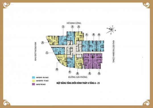 Cần bán căn hộ 53m2 chung cư CT36 Định Công, căn góc vuông vắn, 2 mặt thoáng. LH:0979767640