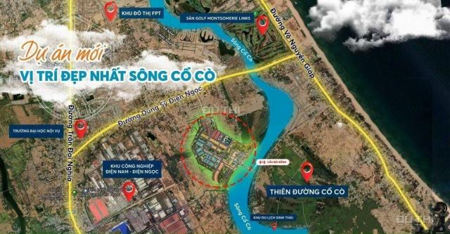 Chỉ hơn 1 tỷ sở hữu ngay đất ven sông Cổ Cò phía Nam Đà Nẵng - KĐT Indochina Riverside điện âm 100%