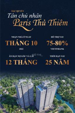 1.5 tỷ sở hữu căn 2 phòng ngủ cao cấp tại Paris Thủ Thiêm, nhận nhà vào tháng 10/2022