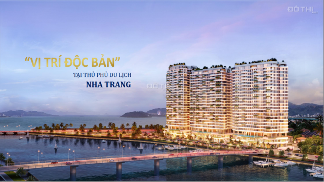 Chỉ 900tr sở hữu ngay căn hộ mặt tiền đường biển TTTP. Nha Trang
