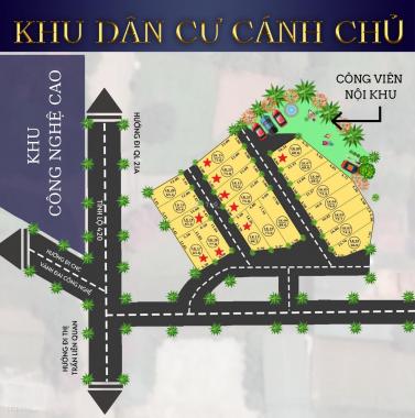 Bán đất lô góc khu CNC Láng, Hòa Lạc, 68m2, giá chỉ 1,35 tỷ