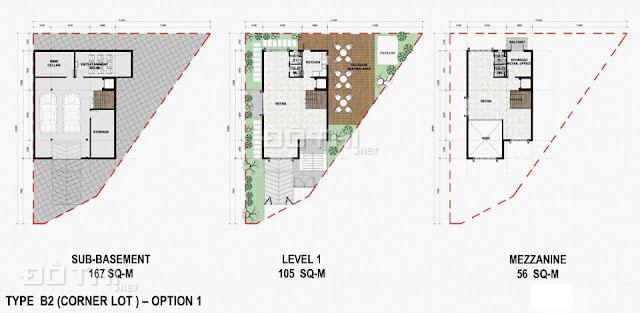 Còn 2 căn biệt thự King Crown Thảo Điền, giá CĐT, diện tích 12x23m, nhà thô