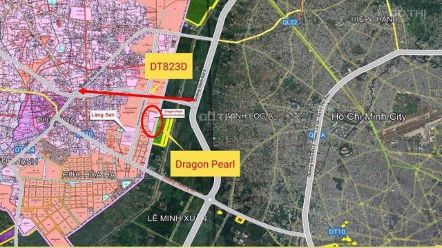 Duy nhất lô góc block C2 dự án Dragon Pearl, Đức Hòa, Long An, chỉ TT 600tr, LH chủ đất 0966347340