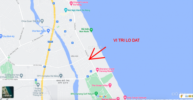 Bán đất MT đường Trương Đăng Quế - Gần bãi tắm Tân Trà biển Đà Nẵng