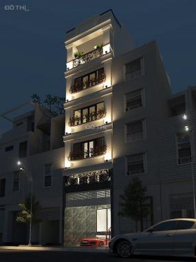Cho thuê nhà mới mặt phố Đại La 5 tầng, 1 lửng, bán hầm ~300m2, vỉa hè 5m