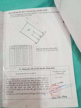 Chính chủ bán 1493,4m2 đất quy hoạch biệt thự tại phường An Phú Đông, Q. 12