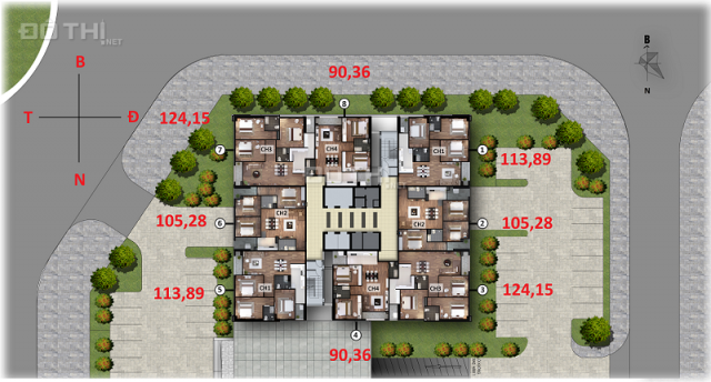 Cần bán căn hộ N02 - T1 Ngoại Giao Đoàn, diện tích 113m2, liên hệ 0943802332