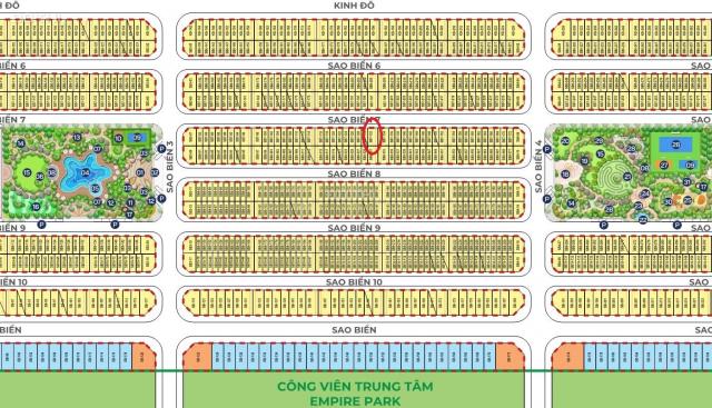 Bán shophouse Sao Biển SB7 - 132 The Empire, 98m2, 5 tầng, MT 7.5m, kinh doanh đỉnh, nhỉnh 11 tỷ