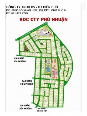 Bán gấp giá rẻ nền biệt thự KDC Phú Nhuận TP Thủ Đức Quận 9 cũ