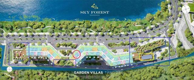 Bán căn hộ sân vườn siêu rộng 2PN-2WC 98m2, tòa Sky Forest 2 - KĐT Ecopark, 3.3 tỷ