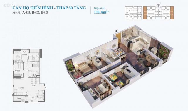 Bán căn hộ đẳng cấp 5*, 3PN, 113m2, căn góc view hồ Văn Quán, tầng 23 giá 4,6 tỷ sổ hồng lâu dài