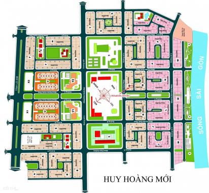 Bán đất Huy Hoàng đường Đồng Văn Cống gần khu hành chính nền E56 (100m2) 185 triệu/m2