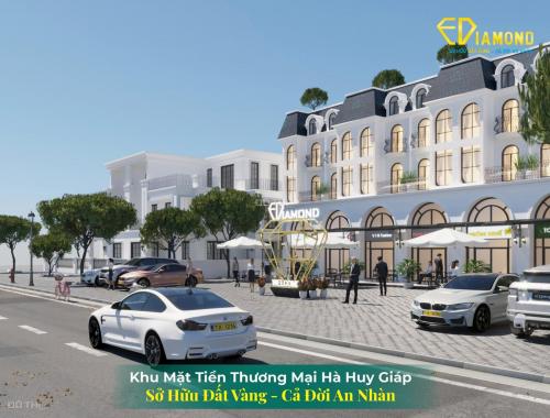 Đất phố thương mại E - Diamond - đất vàng kinh doanh ngay mặt tiền Hà Huy Giáp